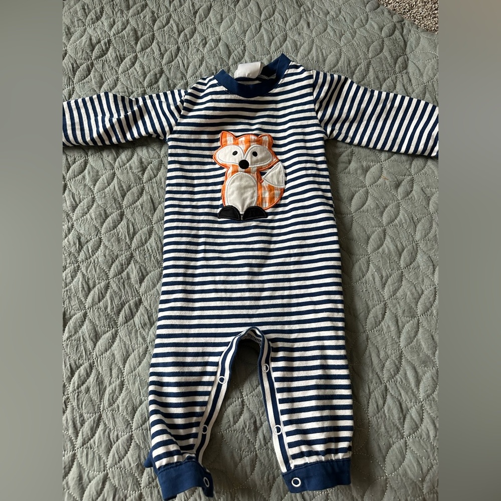 Fox striped Long sleeve boys